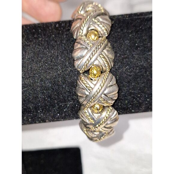 Artsy Premiere Designs Women's Bracelet Mixed Metal Vintage 80's Cottagecore - Picture 2 of 9